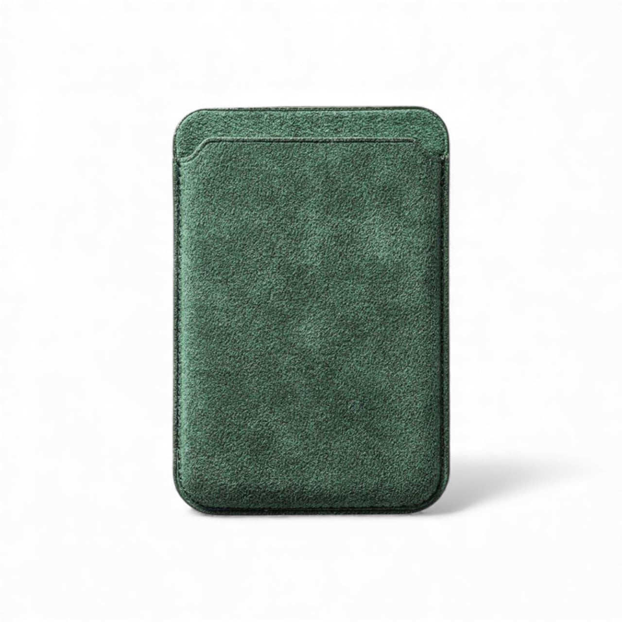 Alcantara MagSafe Wallet – Midnight Green