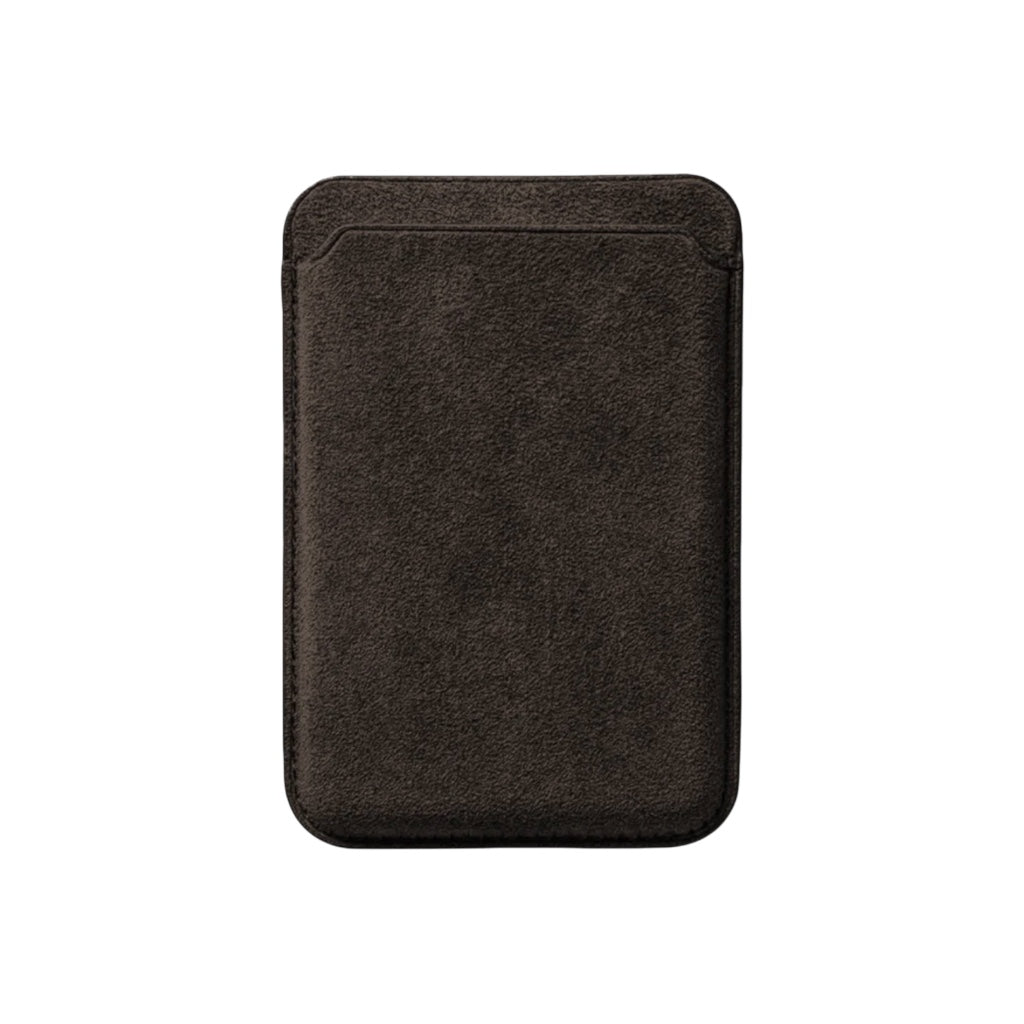 Alcantara MagSafe Wallet – Brown