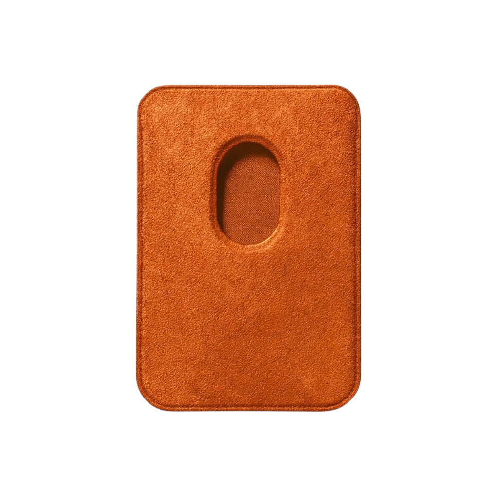 Alcantara MagSafe Wallet – Orange