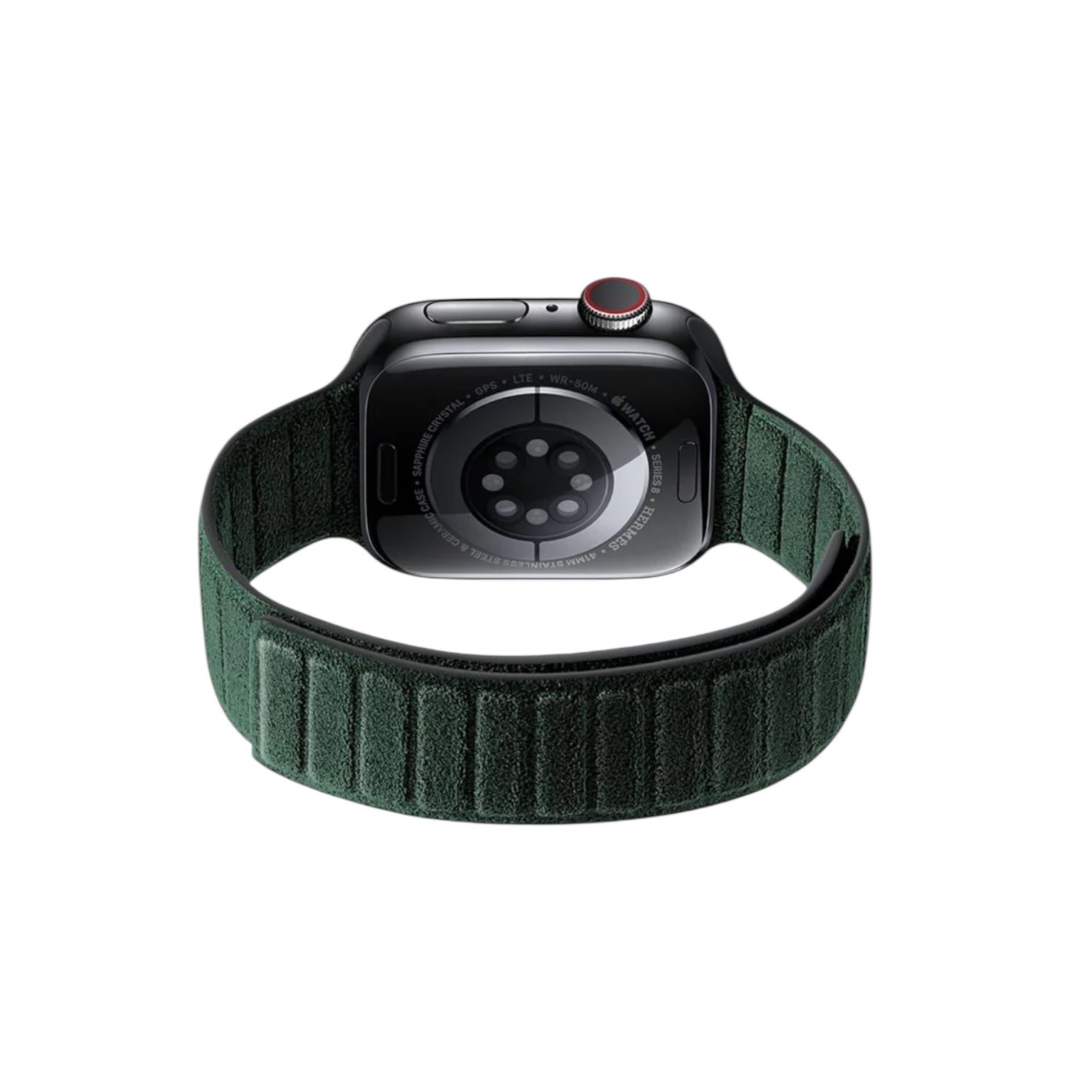 Alcantara Apple Watch Band – Midnight Green