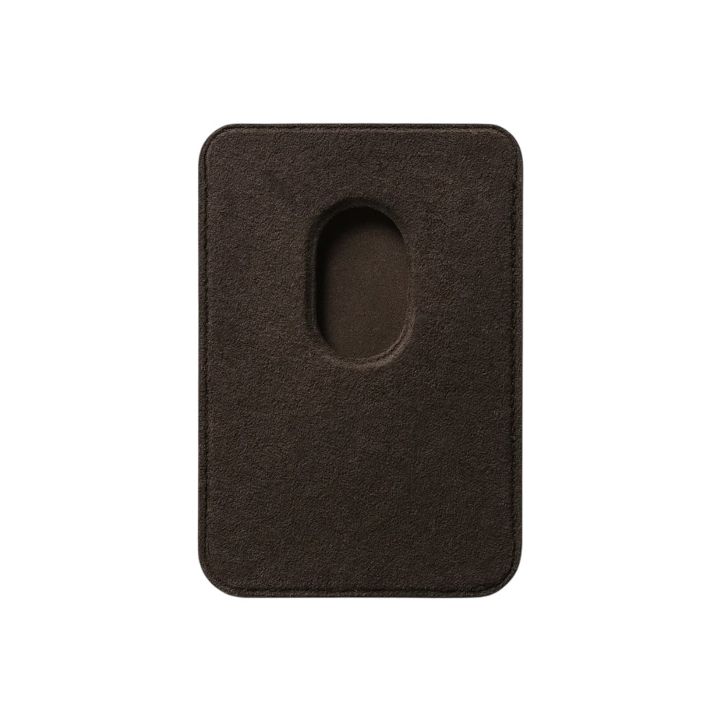 Alcantara MagSafe Wallet – Brown