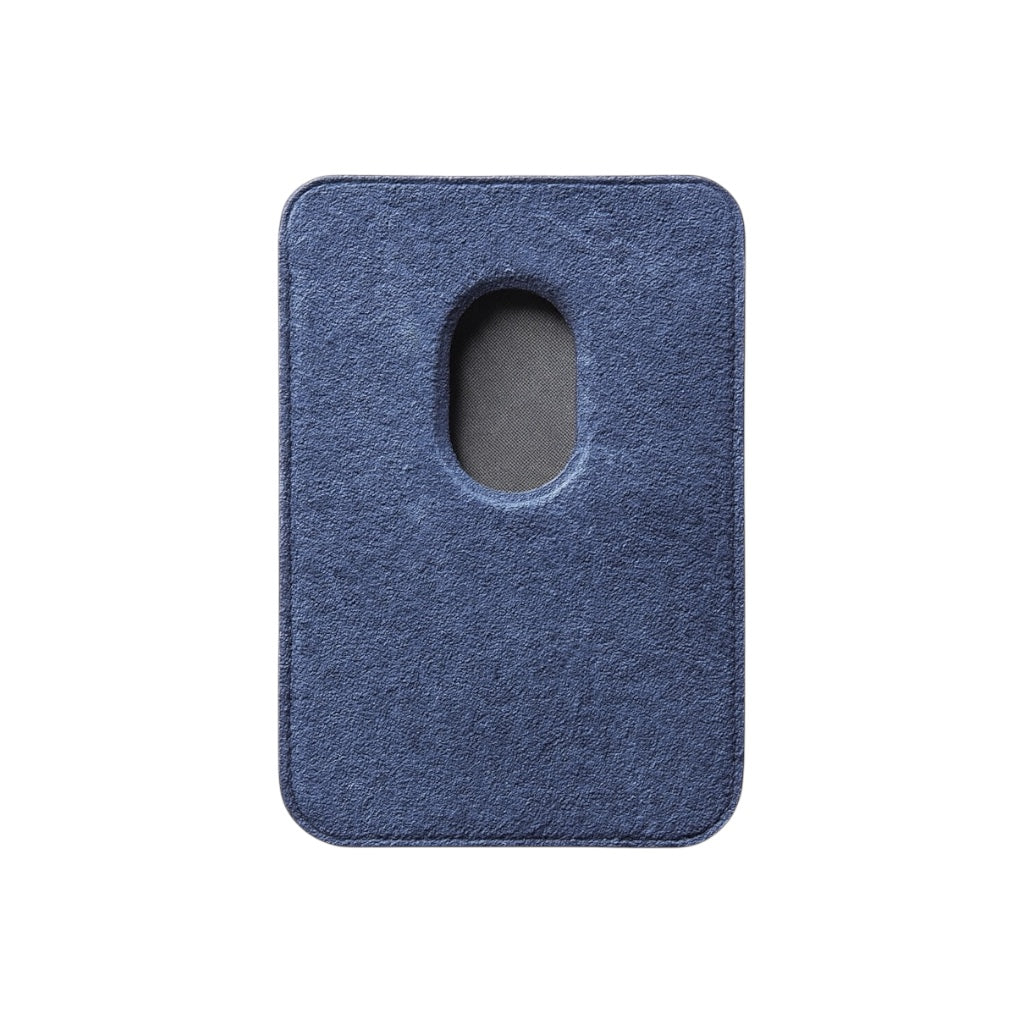 Alcantara MagSafe Wallet – Ocean Blue