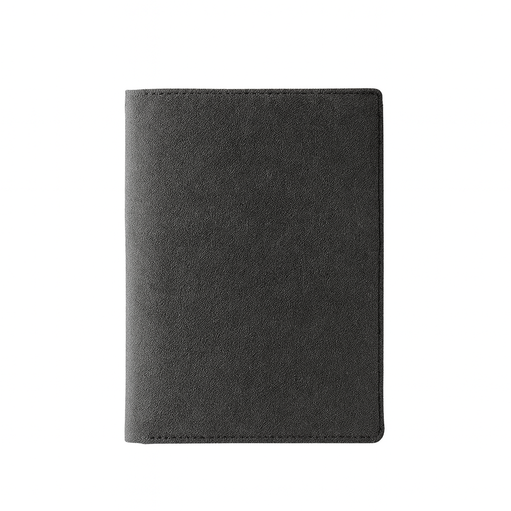 Alcantara Passport Holder - Space Grey