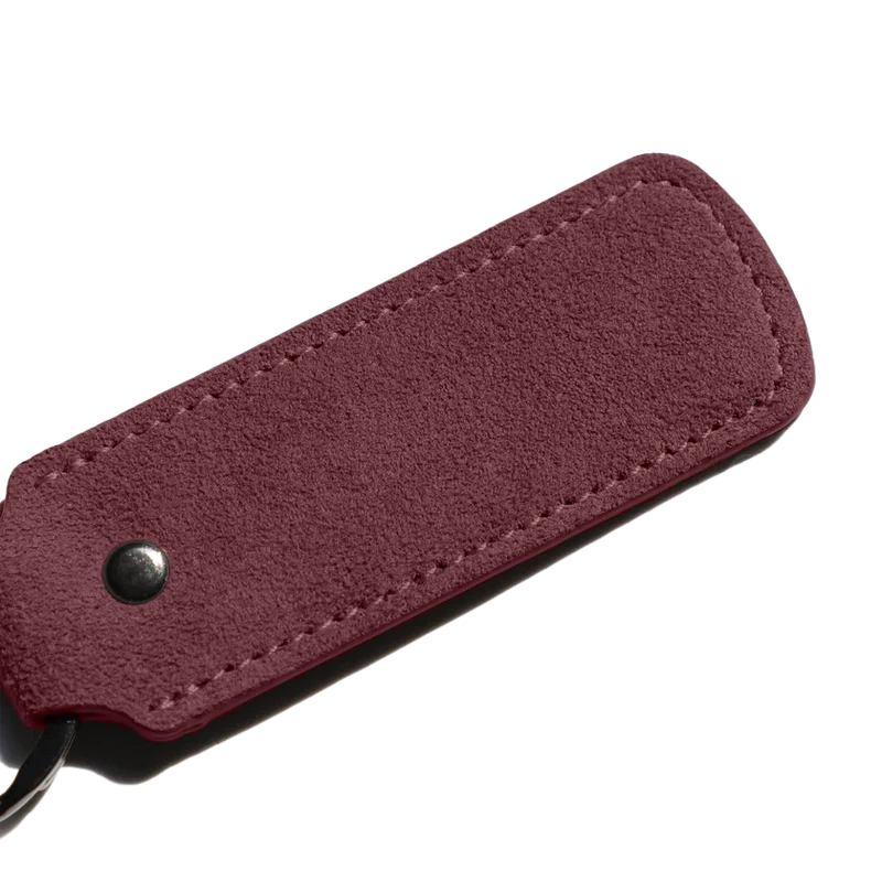 Alcantara Keychain - Wine Red
