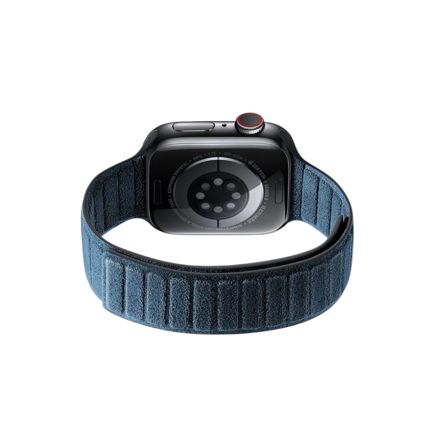 Alcantara Apple Watch Band – Ocean Blue