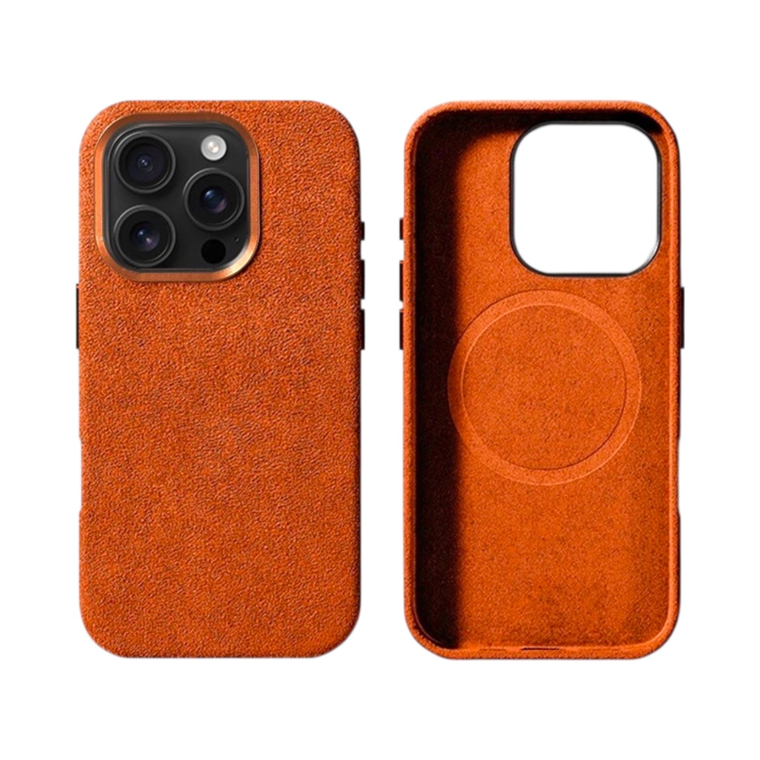 iPhone Alcantara Case – Orange
