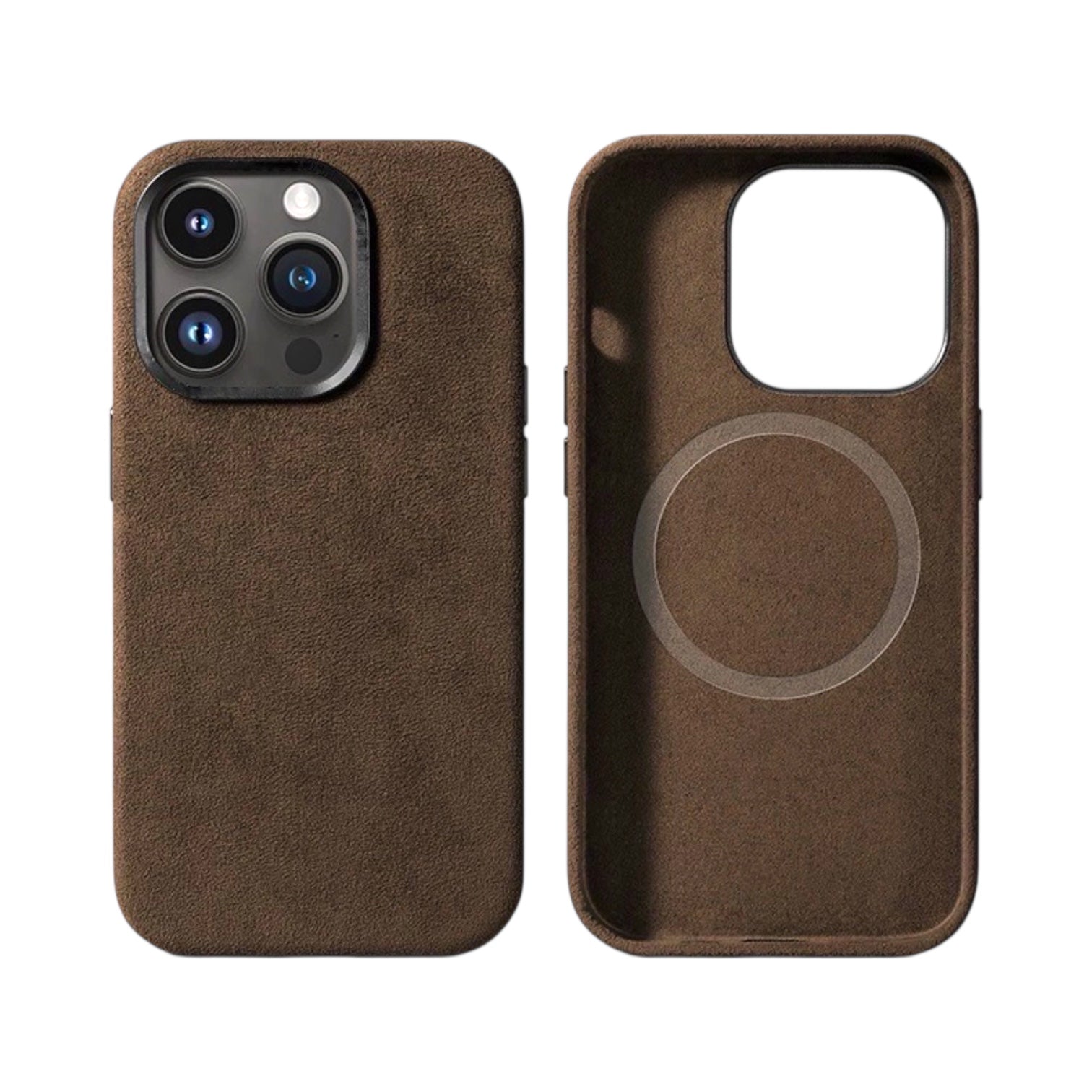 iPhone Alcantara Case – Brown