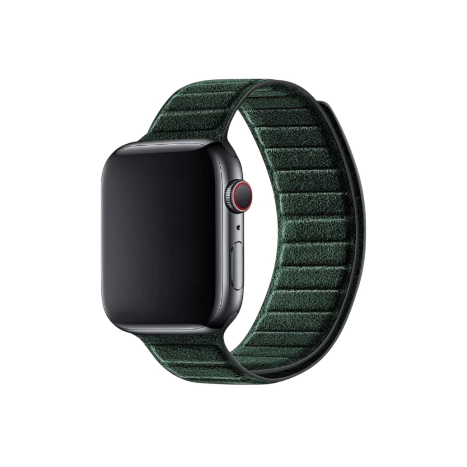 Alcantara Apple Watch Band – Midnight Green
