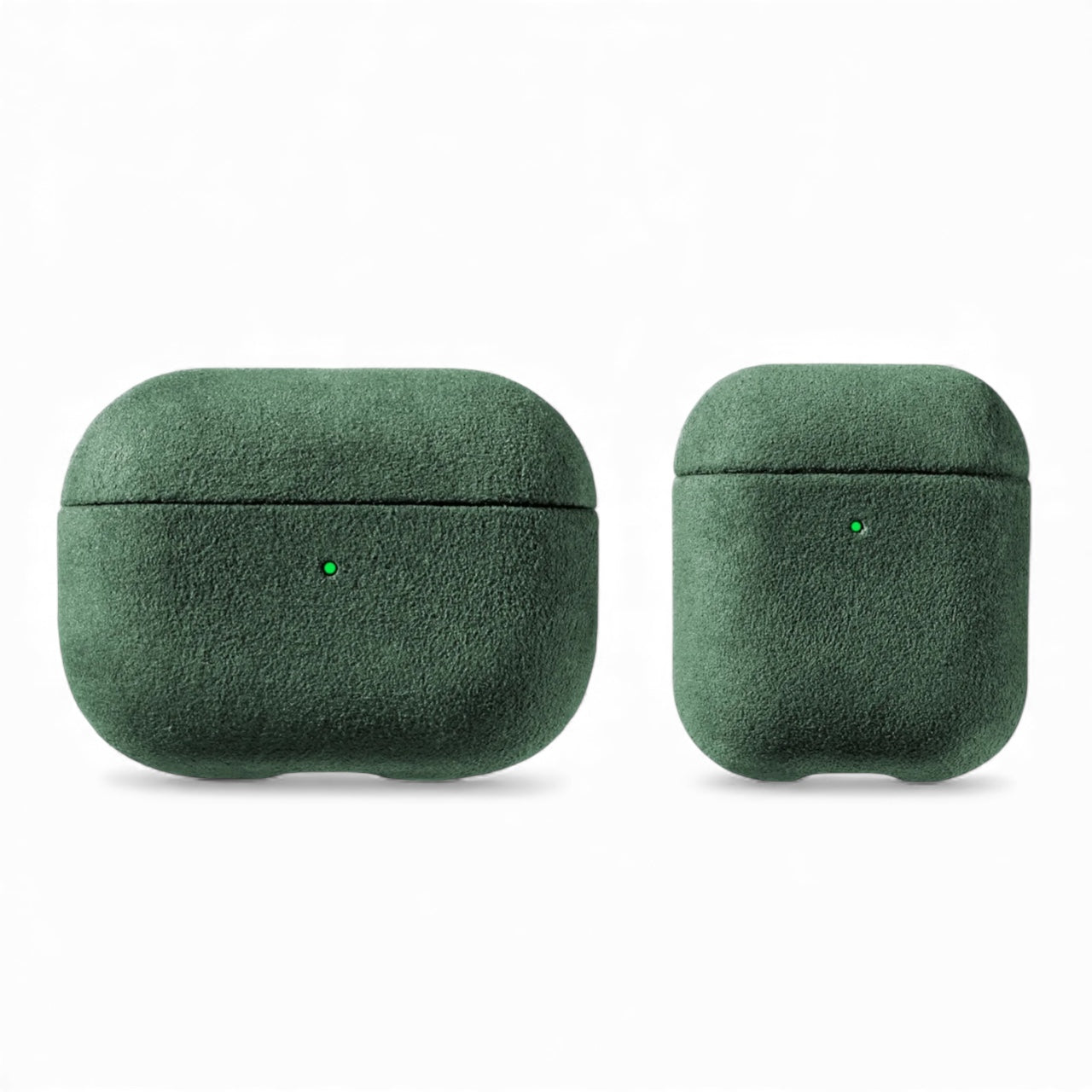 AirPods Alcantara Case – Midnight Green