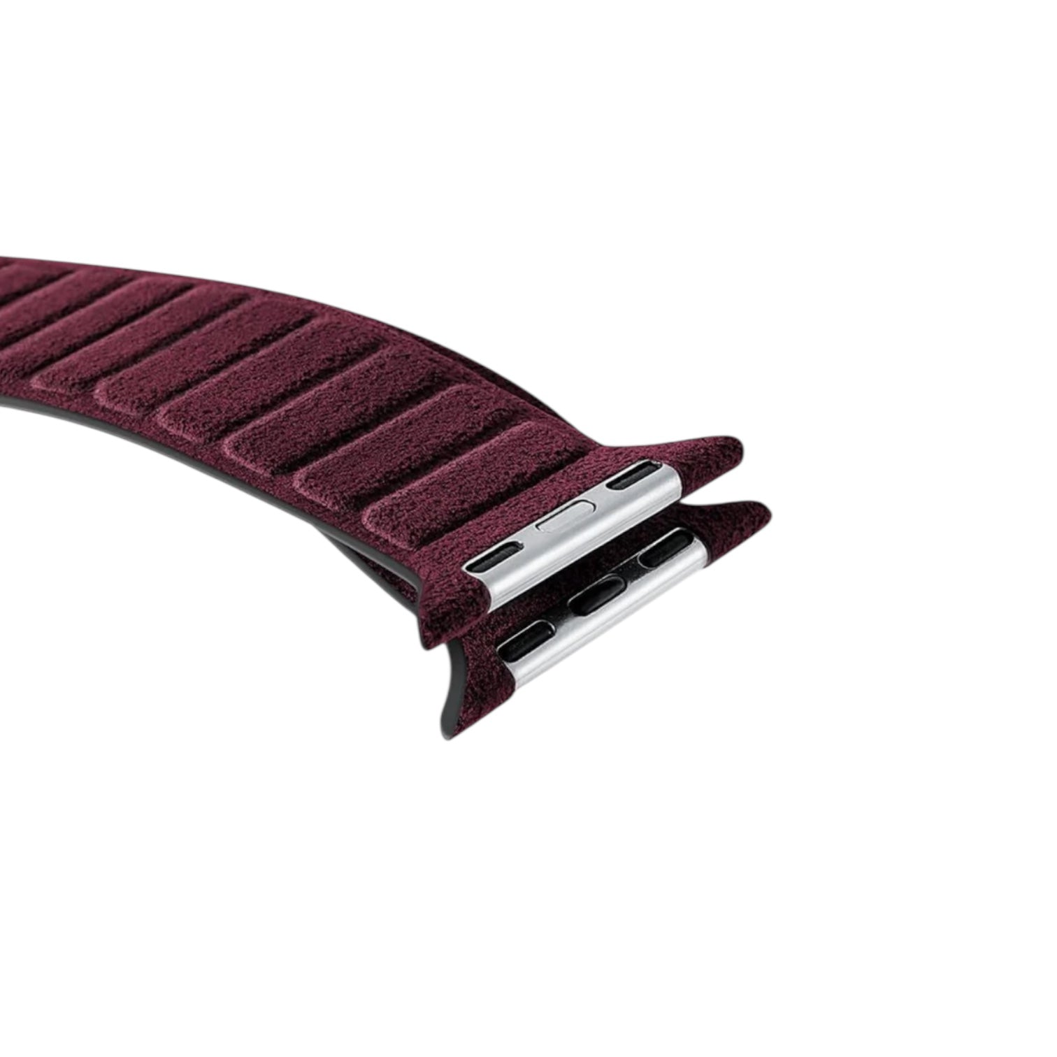 Alcantara Apple Watch Band – Wine Red