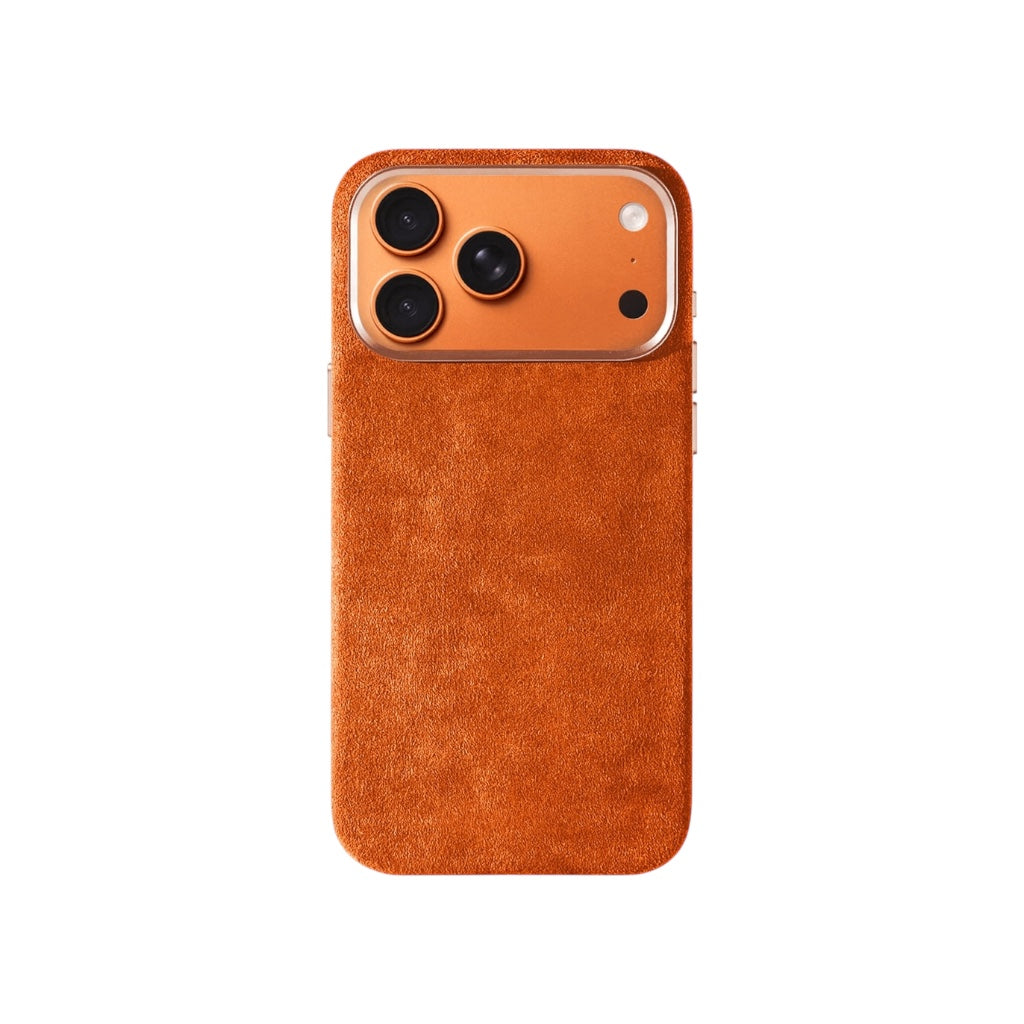 iPhone Alcantara Case – Orange
