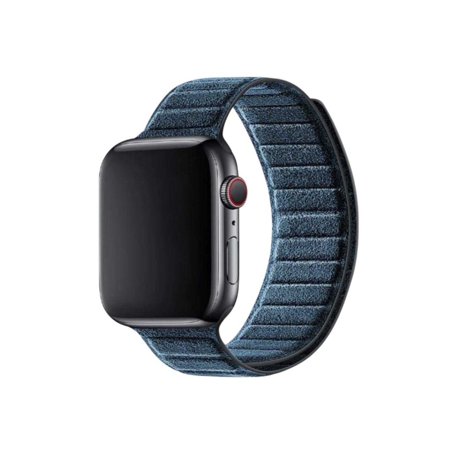 Alcantara Apple Watch Band – Ocean Blue