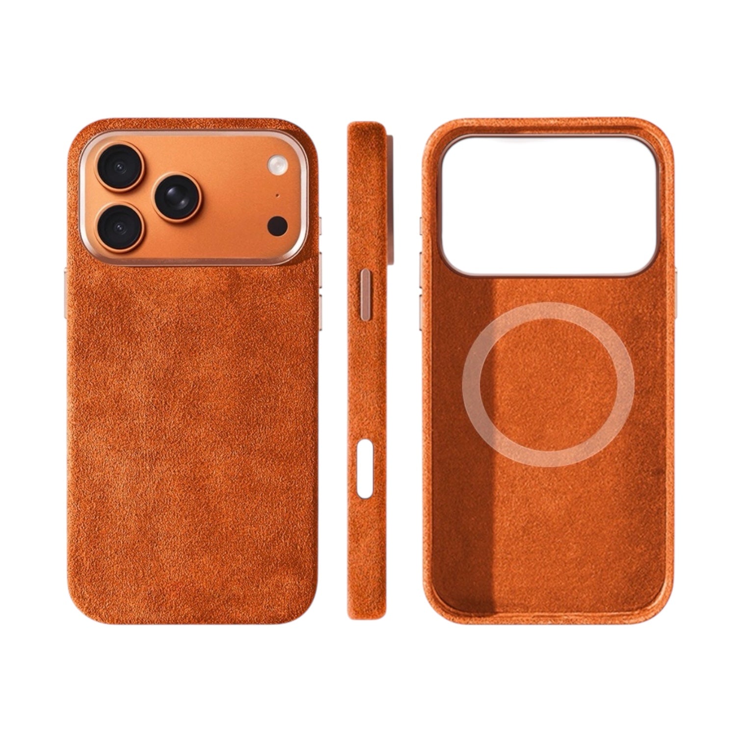 iPhone Alcantara Case – Orange